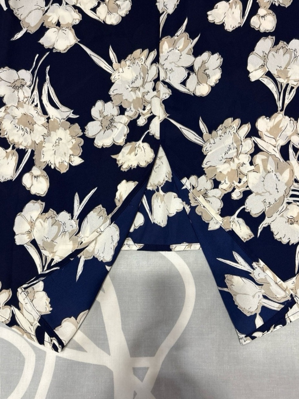 Sienna Sky Navy Blue Floral Blouse - Picture 5 of 5